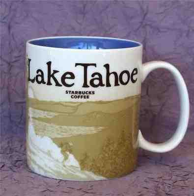 STARBUCKS LAKE TAHOE COFFEE MUG - GLOBAL ICON SERIES 2012 - EXCELLENT - Sold on eBay Oct, 30th 2018 for $24.95