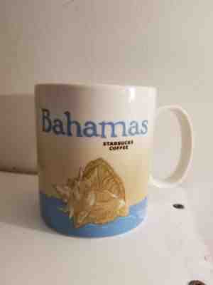 2011 STARBUCKS BAHAMAS Mug Cup 16 OZ Global Icon Series Shell - Sold on eBay Oct, 30th 2018 for $37.99