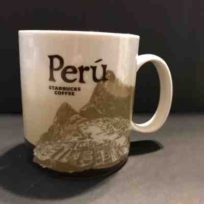Brand New Starbucks Ceramic Coffee Mug Peru Global Icon Series Machu 16oz  - Sold on eBay Oct, 28th 2018 for $18.00