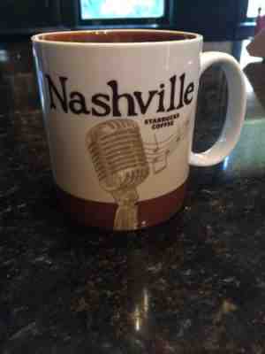 Starbucks Nashville 2009 Global Icon City Collector Series Coffee Mug 16 fl. oz. - Sold on eBay Oct, 27th 2018 for $30.00