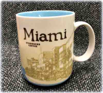 Starbucks Coffee Miami 16oz City Icon Collector Series Coffee Mug - Sold on eBay Oct, 27th 2018 for $25.00