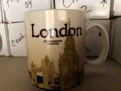 Starbucks Coffee London 16oz City Icon Collector Series Coffee Mug - Sold on eBay Oct, 27th 2018 for $12.40