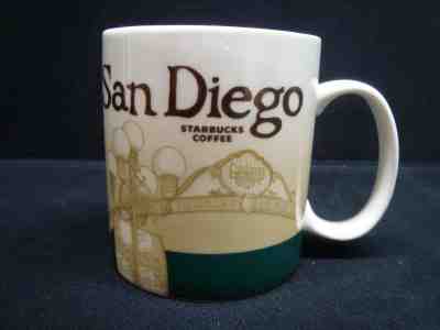 Starbucks San Diego Collectors Series City Coffee Mug Global Icon Cup 2012 16 oz - Sold on eBay Oct, 27th 2018 for $24.99