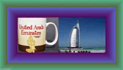 STARBUCKS ICON COLLECTOR SERIES  UNITED ARAB EMIRATES COFFEE MUG CUP-RARE SOLD - Sold on eBay Oct, 27th 2018 for $29.99