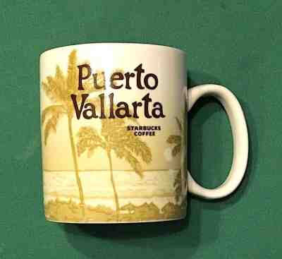 Starbucks Mug PUERTO VALLARTA Mexico 2014 Global Icon Series 16oz/473ml +GIFT - Sold on eBay Oct, 26th 2018 for $19.99