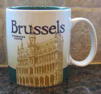 NWT Starbucks BRUSSELS Belgium Global Icon City Collector Series Mug with SKU - Sold on eBay Oct, 25th 2018 for $79.99