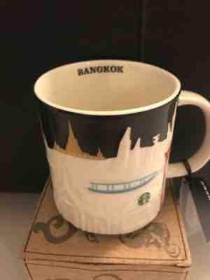 New Thailand Starbucks BANGKOK CITY Relief Global Icon Mug Series Collector - Sold on eBay Oct, 24th 2018 for $23.00