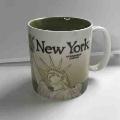 Starbucks New York Coffee Mug 2009 Global Icon Collectors Series Statue Liberty - Sold on eBay Oct, 24th 2018 for $15.00