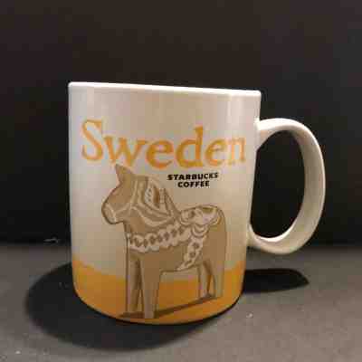  Starbucks Mug  Sweden Global Icon Series  16 Oz Coffee Cup - Sold on eBay Oct, 24th 2018 for $18.00