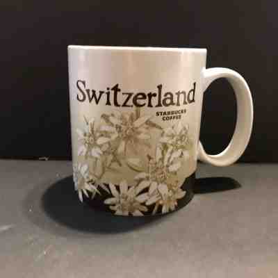  Starbucks Mug  Switzerland Global Icon Series  16 Oz Coffee Cup - Sold on eBay Oct, 23rd 2018 for $18.00