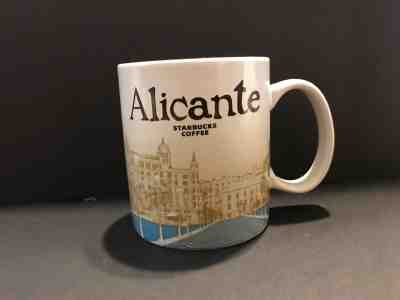 NWT Starbucks ALICANTE Spain Global Icon City Collector Series Mug with SKU