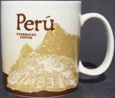 Brand New In Box Starbucks Coffee Mug Peru Global Icon Series 16oz - Sold on eBay Oct, 21st 2018 for $30.00