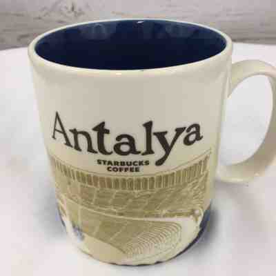 STARBUCKS  Antalya Turkey City Icon Mug Collector Series 16 oz Mug Cup - Sold on eBay Oct, 19th 2018 for $15.95
