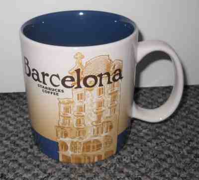 FREE SHIPPING New Starbucks Barcelona Mug Global Icon Collector Series Ceramic - Sold on eBay Oct, 17th 2018 for $39.99