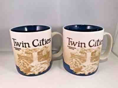 Starbucks twin cities global icon collector series coffee mug st paul lot of 2 - Sold on eBay Oct, 17th 2018 for $36.94