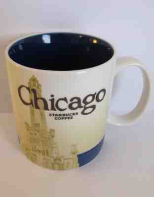 2012 Starbucks Chicago Coffee Mug 16 oz Global Icon City Collectors Series Cup - Sold on eBay Oct, 17th 2018 for $26.00