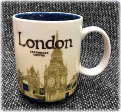 Starbucks Coffee London 16oz City Icon Collector Series Coffee Mug - Sold on eBay Oct, 15th 2018 for $15.00