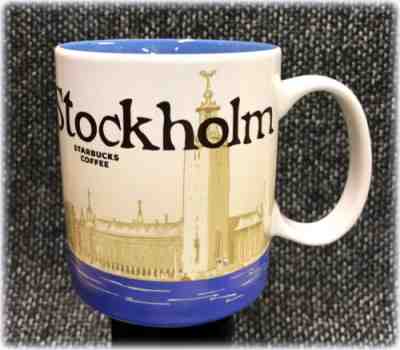 Starbucks Global Icon City Series 2015-2017 Stockholm Sweden Mug w/ SKU - Sold on eBay Oct, 14th 2018 for $51.00