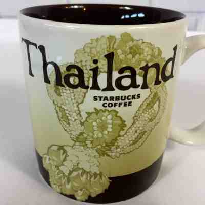 Starbucks Country Mug Thailand 2015 Global Icon Series 16oz Coffee thai Dancers - Sold on eBay Oct, 14th 2018 for $29.75