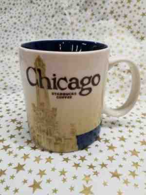 Starbucks CHICAGO Skyline Global Icon Series 16 Oz Mug - Sold on eBay Oct, 12th 2018 for $4.30