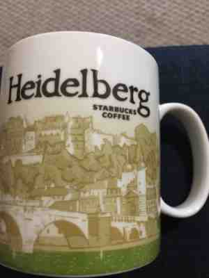 Starbucks Heidelberg 16 oz Mug Red Global Icon City Collector Series - Sold on eBay Oct, 12th 2018 for $15.50