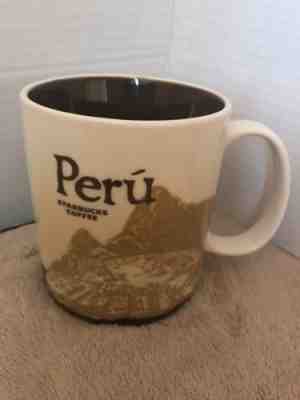 Starbucks Coffee Mug Cup Peru South America Global Icon Series - Sold on eBay Oct, 11th 2018 for $12.00