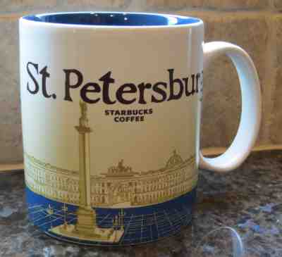 NWT Starbucks ST. PETERSBURG  Russia Global Icon City Collector Series Mug w/SKU - Sold on eBay Oct, 9th 2018 for $99.99