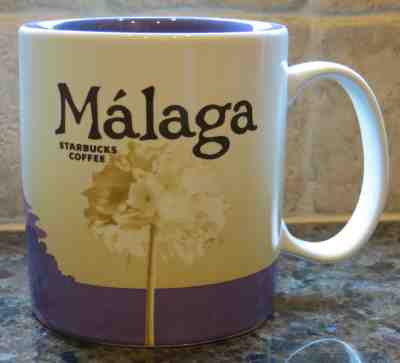 NWT Starbucks MALAGA Spain Global Icon City Collector Series Mug with SKU - Sold on eBay Oct, 9th 2018 for $49.99