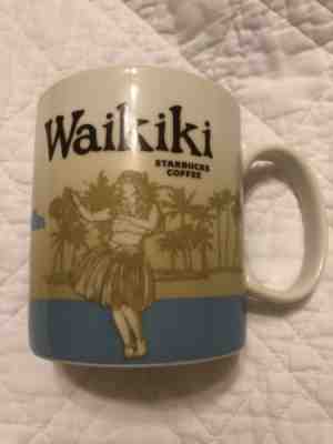 Starbucks 2010 Hawaii Waikiki Global Icon Collector Series Mug 16 oz. Coffee Cup - Sold on eBay Oct, 9th 2018 for $20.00