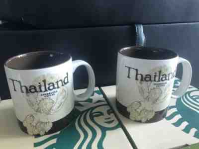 STARBUCKS 2018 THAILAND GLOBAL ICON SERIES MUG 16 OZ - Sold on eBay Oct, 8th 2018 for $25.00