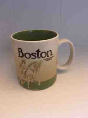 2 Starbucks Coffee Mug Boston & San Diego Global City Icon Series 16 oz - Sold on eBay Oct, 7th 2018 for $45.00