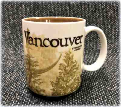Starbucks Vancouver Canada Global Icon City Collector Series 16oz Coffee Mug - Sold on eBay Oct, 7th 2018 for $30.00