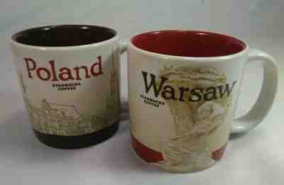 HTF 2015 Starbucks Warsaw and Poland Demitasse 3 oz Global Icon Series Mugs - Sold on eBay Oct, 6th 2018 for $10.50