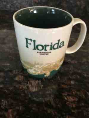 Starbucks Coffee Mug Florida State Alligator 2010 Global City Icon Series 16 oz - Sold on eBay Oct, 6th 2018 for $11.00