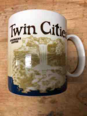 Starbucks Coffee Mug Twin Cities Global Icon Series Minnesota 16oz Cup 2012 - Sold on eBay Oct, 5th 2018 for $7.00