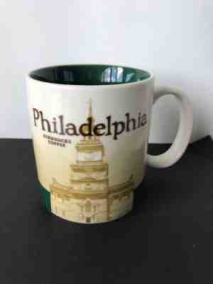 Starbucks Philadelphia 16 oz Mug Global Icon City Collector Series 2009 Unused - Sold on eBay Oct, 5th 2018 for $17.00