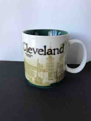Starbucks Cleveland 16 oz Mug Rare Global Icon City Collector Series 2009 Unused - Sold on eBay Oct, 5th 2018 for $88.00