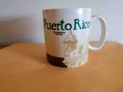 Puerto Rico Starbucks Coffee Mug 16 oz Global Icon Series 2016 Never Used  - Sold on eBay Oct, 2nd 2018 for $27.99