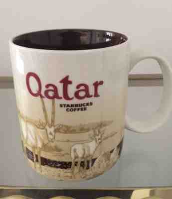 Starbucks Qatar 2012 City Series Global Icon Arabian Oryx Coffee Mug - Sold on eBay Oct, 1st 2018 for $37.50