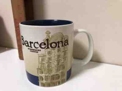 16 oz. Starbucks Coffee Mug Global Icon City Series 2016 Barcelona Spain - Sold on eBay Oct, 1st 2018 for $25.00