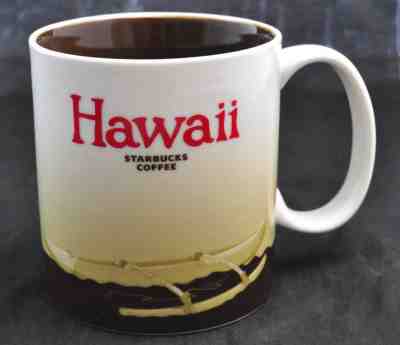 Starbucks Global Icon Series Hawaii Coffee Mug Cup - Sold on eBay Sep, 30th 2018 for $25.00