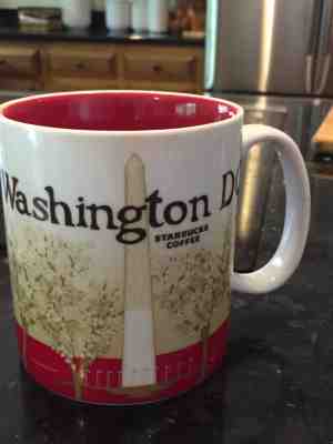 Starbucks Coffee Mug Washington DC 2009 Global City Icon Series Cup 16 oz.  - Sold on eBay Sep, 30th 2018 for $13.25