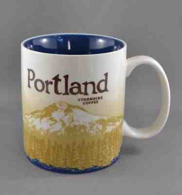 STARBUCKS PORTLAND MUG COFFEE 16 oz GLOBAL ICON, CITY COLLECTOR SERIES 2009 TEA - Sold on eBay Sep, 28th 2018 for $14.99