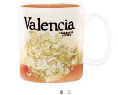 NWT Starbucks VALENCIA Spain Mug Cup Global Icon City Collector Series 2010 - Sold on eBay Sep, 28th 2018 for $27.95