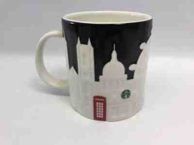 NEW STARBUCKS LONDON 16oz MUG GLOBAL ICON CITY RELIEF SERIES Black White UK NWT - Sold on eBay Sep, 28th 2018 for $34.99