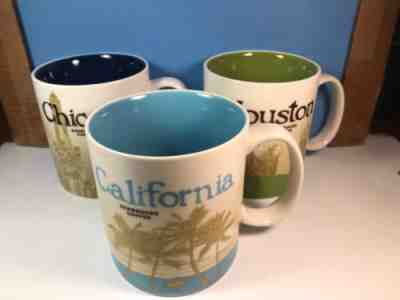 6 Starbuck’s  Mugs 16oz Coffee Mug, Global Icon Series - Sold on eBay Sep, 28th 2018 for $106.00
