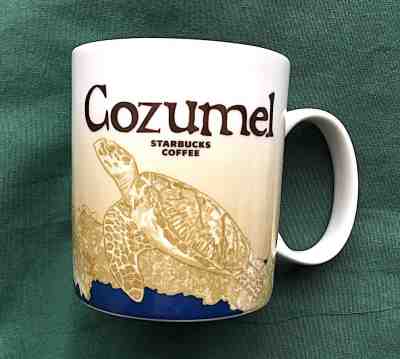 Starbucks Mug COZUMEL Mexico 2014 Global Icon Series 16oz/473ml +GIFT CARD - Sold on eBay Sep, 27th 2018 for $19.99