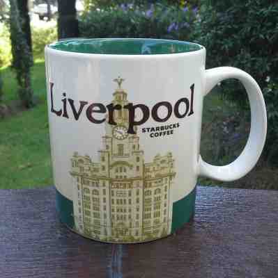 Original Starbucks Coffee Mug 16 oz.Global Icon City Series 2016-2017 Liverpool - Sold on eBay Sep, 27th 2018 for $39.50