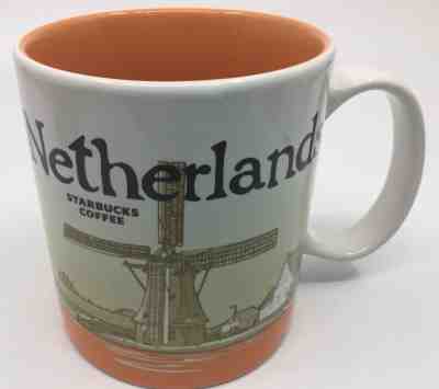 Starbucks Netherlands Global Icon Collector Series 16-oz-Coffee Mug 2015 orange - Sold on eBay Sep, 27th 2018 for $28.00