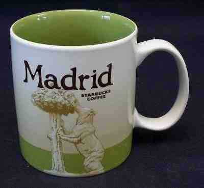 STARBUCKS 16 OZ MADRID CITY GLOBAL ICON COLLECTOR SERIES COFFEE MUG W/ LABEL - Sold on eBay Sep, 26th 2018 for $19.99
